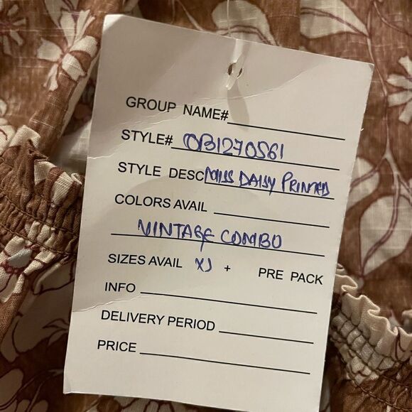 Free People Miss Daisy Printed Top XS sample - Picture 5 of 6